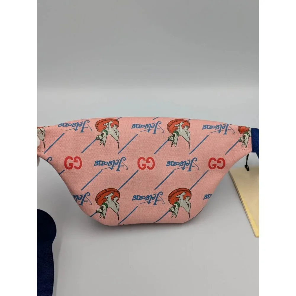 Gucci Kids' GG The Jetsons-print Supreme Canvas Belt Bag Pink Blue    50… - Picture 2 of 13